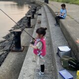 娘に初シーバスを・・。博多湾ナイトシーバス短時間釣行！！